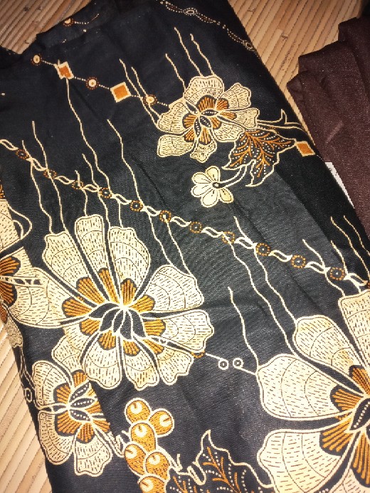 Gamis Batik Modern Murah Katun Halus Kombinasi Truntum, Ori Batik Aksara Pekalongan Big Size Jumbo