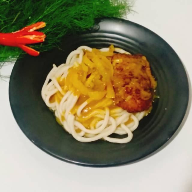 

Ayam katsu kare + udon