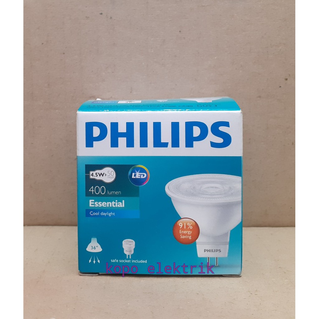 Lampu Led Tusuk Philips MR16 4.5w