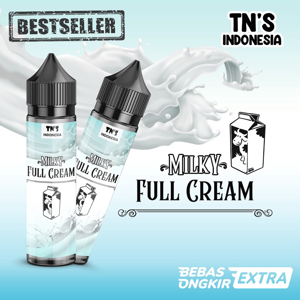 Liquids 60ml milky full creamy likuids paling enak | pods | liqud | liwit | vapee.