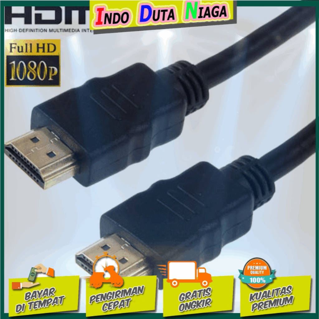 IDN TECH - FSU High Speed HDMI to HDMI Cable OD7.3mm Gold Plated 4K 1.5M - HD101