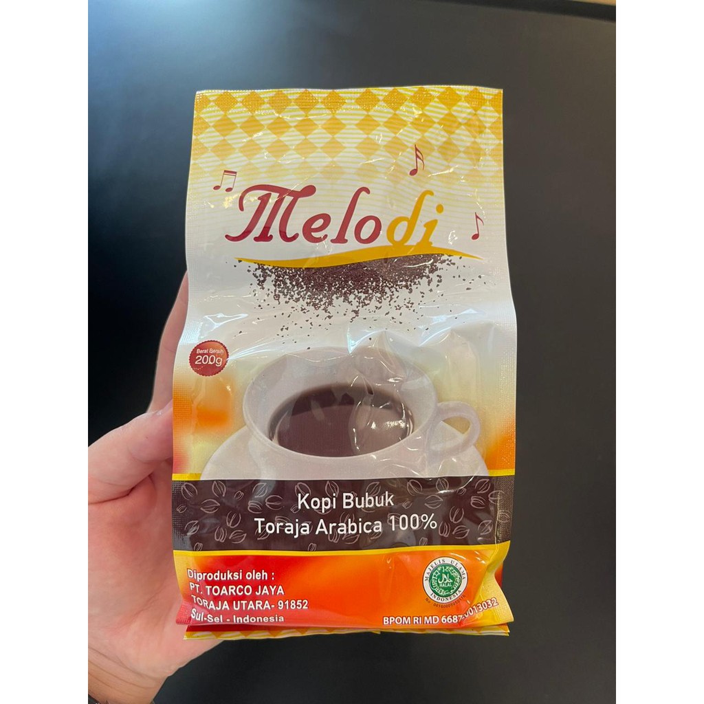 

Kopi Toraja Melodi 200gr Powder