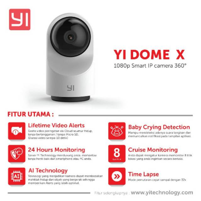 Xiaomi Yi Dome X Smart IP Camera CCTV