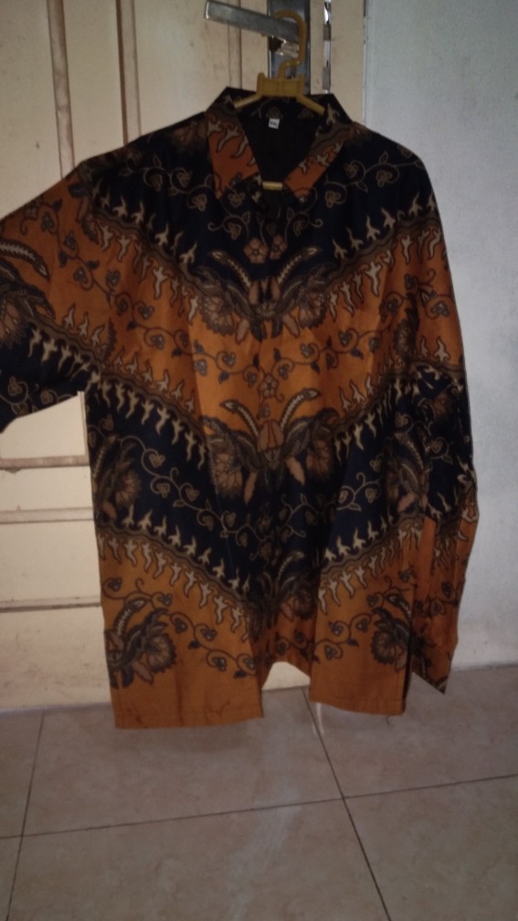Ajotosatru Kuning Kemeja Batik Pria Full Furing Bahan Katun Halus Primisima