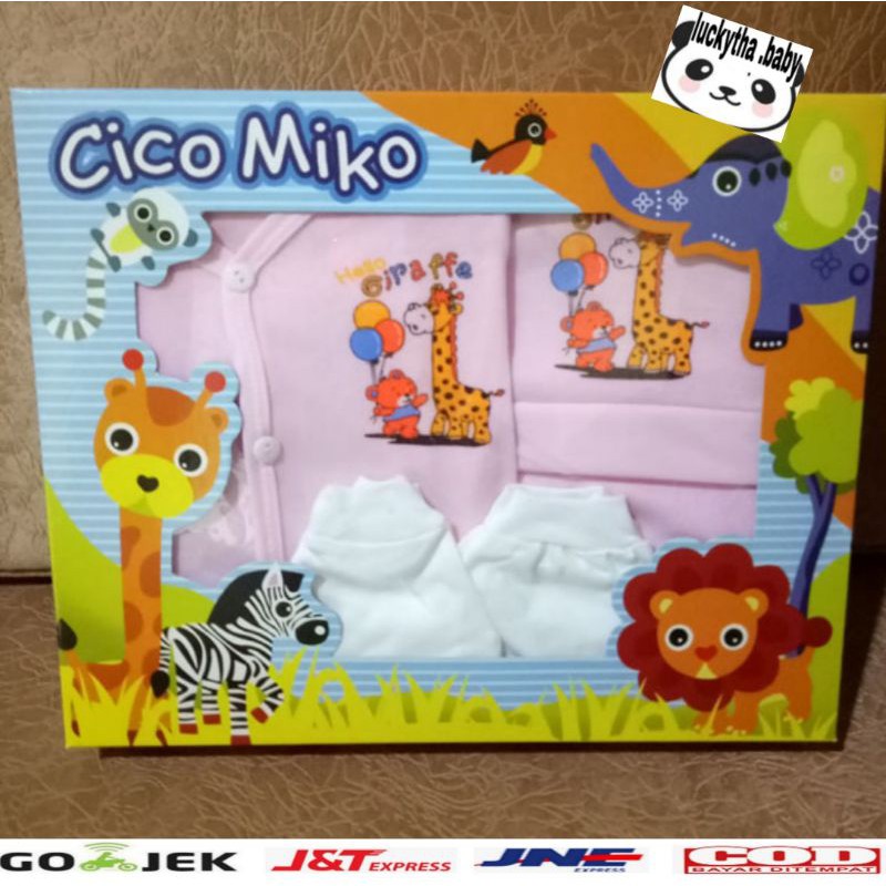 1box_baby set Cico Miko baju set bayi newborn/gift set baju bayi/kado bayi baru melahirkan