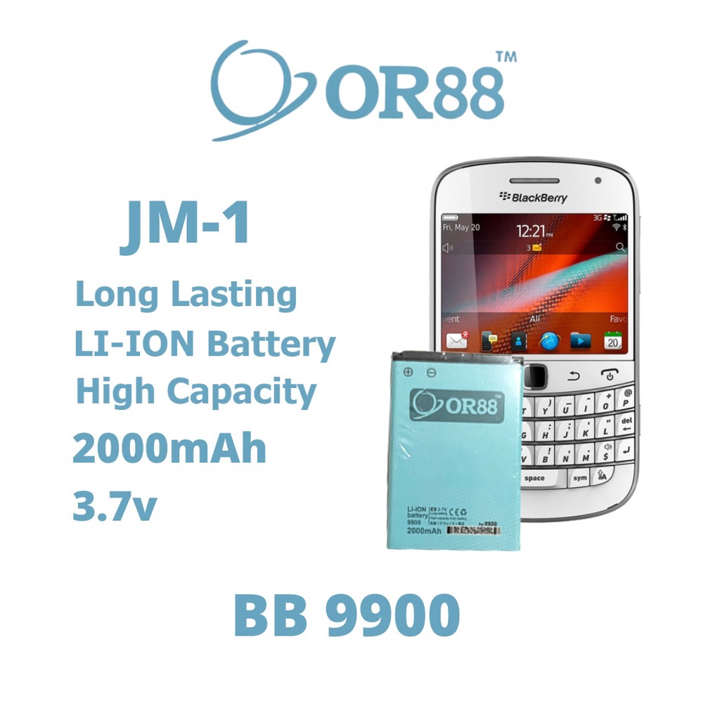 Batre Baterai Battry Double Power IC Blackberry BB Dakota Bold 9900 JM-1 Oriens88/OR88