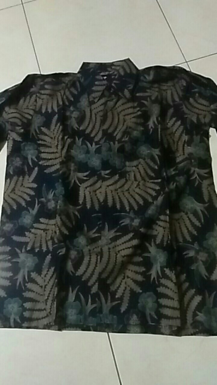 Batik Tunik Zipper/resleting Depan/af055ht Yelbor Navbor / Batik Modern