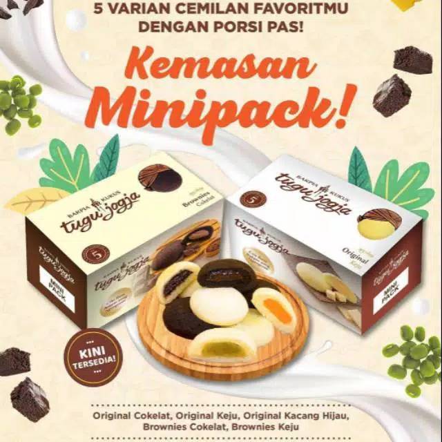 BAKPIA KUKUS TUGU JOGJA MINI PACK / ISI 5