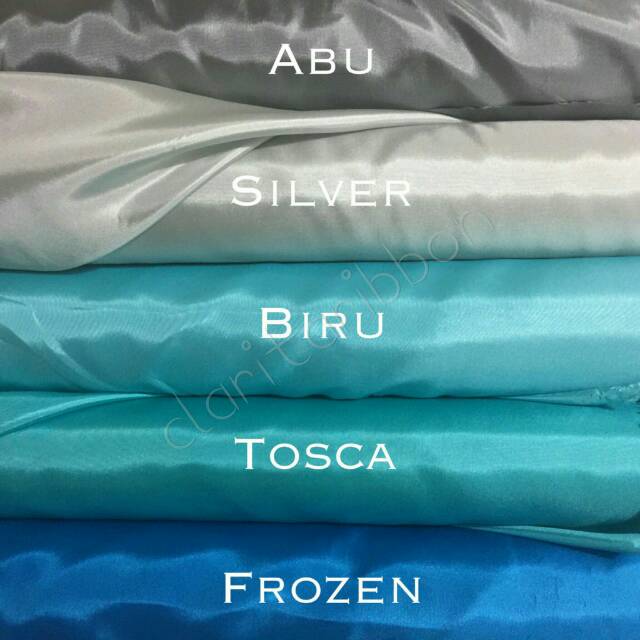 Kain Satin furing lebar150cm x permeter