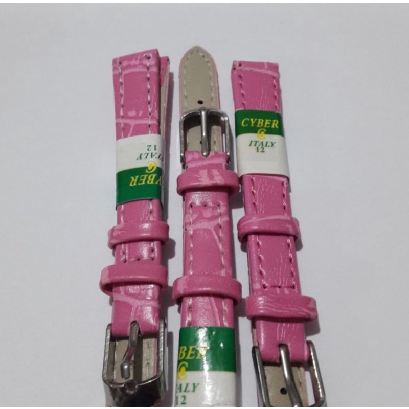 Ready,, Strap tali jam tangan kulit ukuran 12 mm