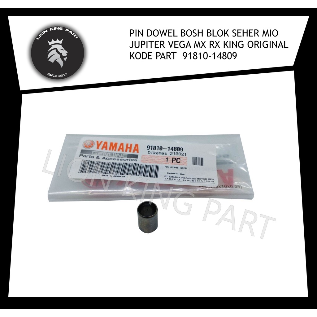 BOSH BLOK PIN DOWEL MIO JUPITER Z JUPITER MX RX KING RXKING RXS ORIGINAL YAMAHA 91810-14809