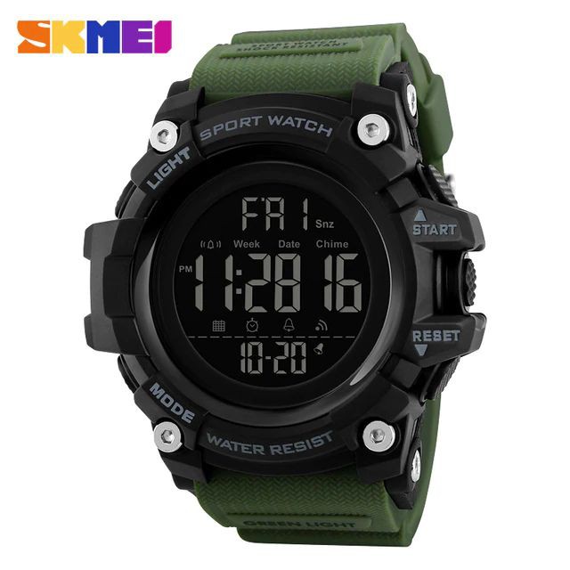 SKMEI 1384 Jam Tangan Pria Digital Tali Rubber Anti Air WATCHKITE WKOS