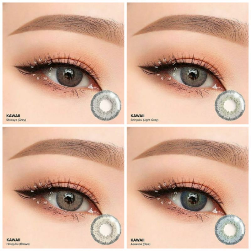 MURAH SOFTLENS KAWAII / SOFTLENS X2 / SOFTLENS DIAMETER BESAR / SOFTLENS HITAM / SOFTLENS WEDDING