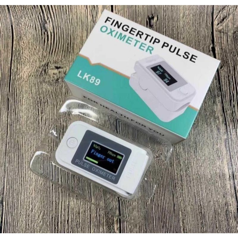 Oximeter Fingertip Pulse LK89 Pulse Fingertip Cek Kadar Oksigen Detak Jantung LK89