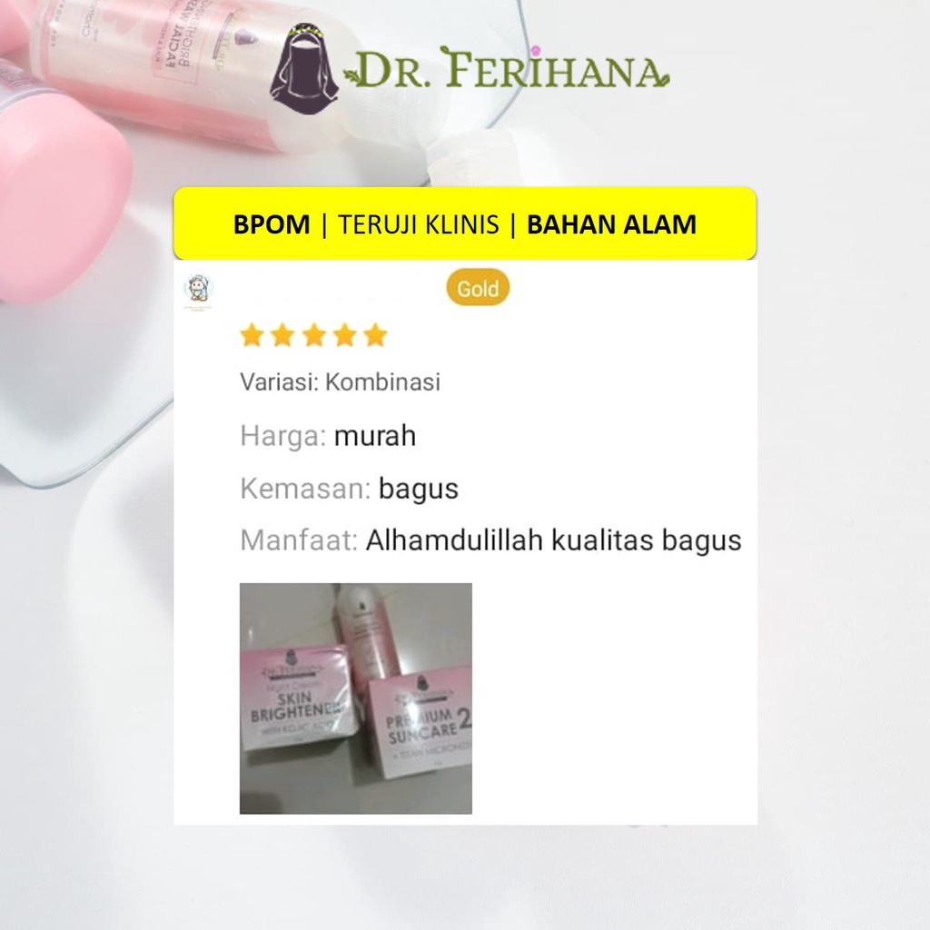 SKIN BRIGHTENER WITH KOJIC ACID DR. FERIHANA SKINCARE