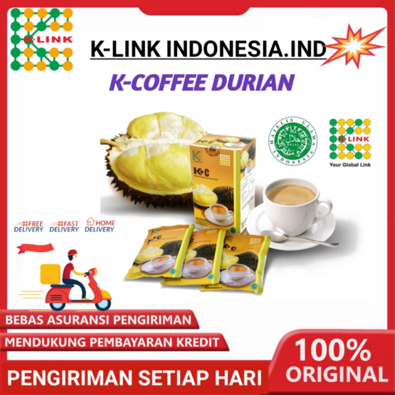 

K COFFEE DURIAN K-LINK 6 sachet