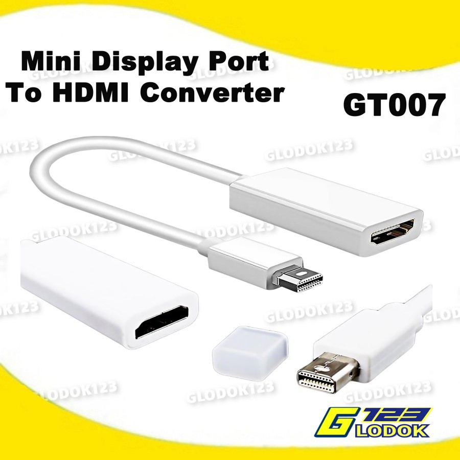 Kabel Konverter Mini Display Port To HDMi Converter GT007