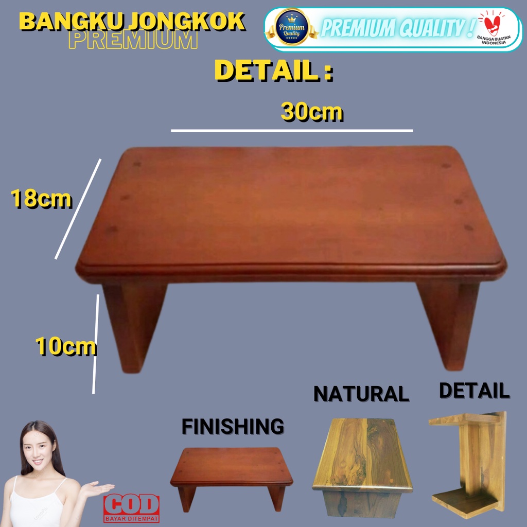 bangku jongkok/Dingklik kayu/kursi kayu/kursi minimalis/kursi jongkok