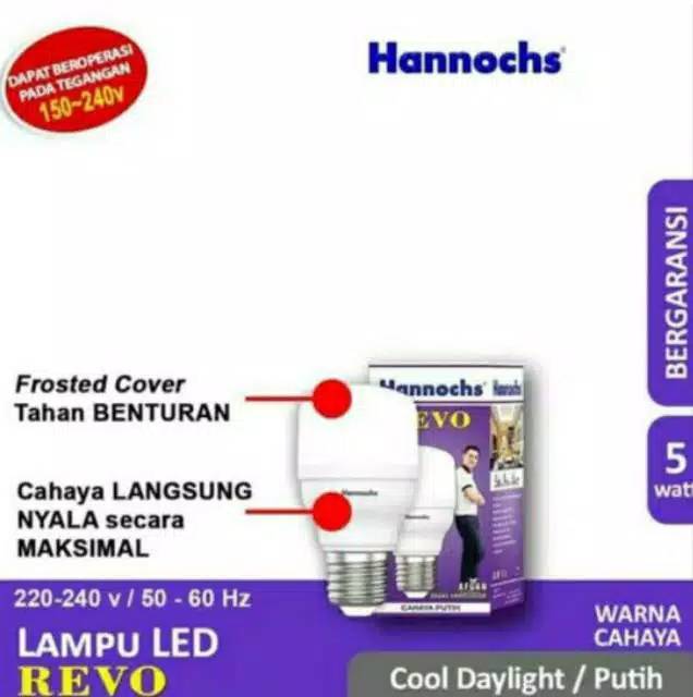 Lampu LED REVO 5w,10w &amp; 15 Watt Hannochs