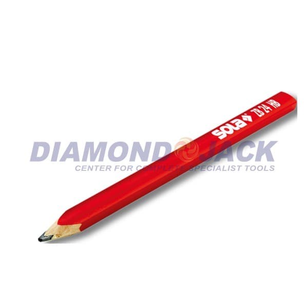

Gilaa!!! Sola - Pensil Kayu Carpenter Pencil - Zb 24 (Merah) Berkualitas