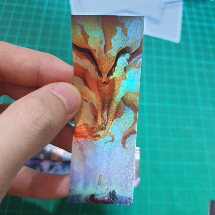 Sticker Hologram Anime Slap - PSH728 - Naruto - Naruto Kurama