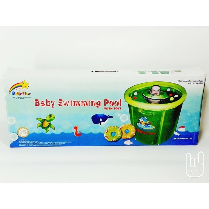 Kolam Baby Spa Hijau / Baby Swimming Pool Baby Flow /Kolam Renang Bayi