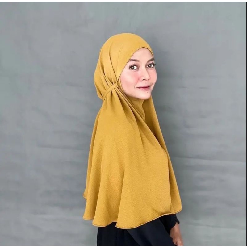 Bergo Crinkle Airflow Hijab Instant