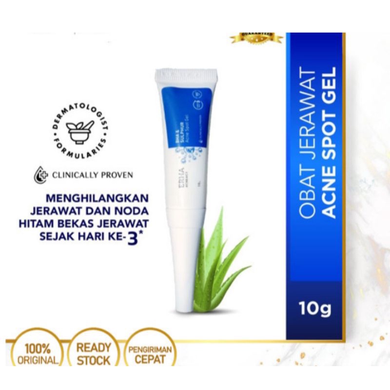 Erha Acne Spot Gel BHA & Sulfur 10g-Obat Jerawat