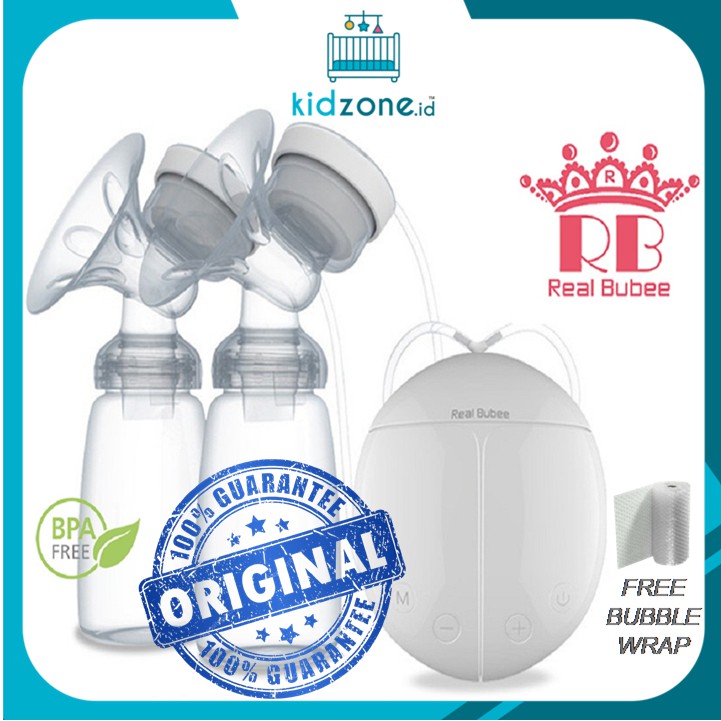 Real Bubee Breast Pump Pompa Asi Elektrik Real Bubee / Breast Pump Electric BPA Free Garansi Toko