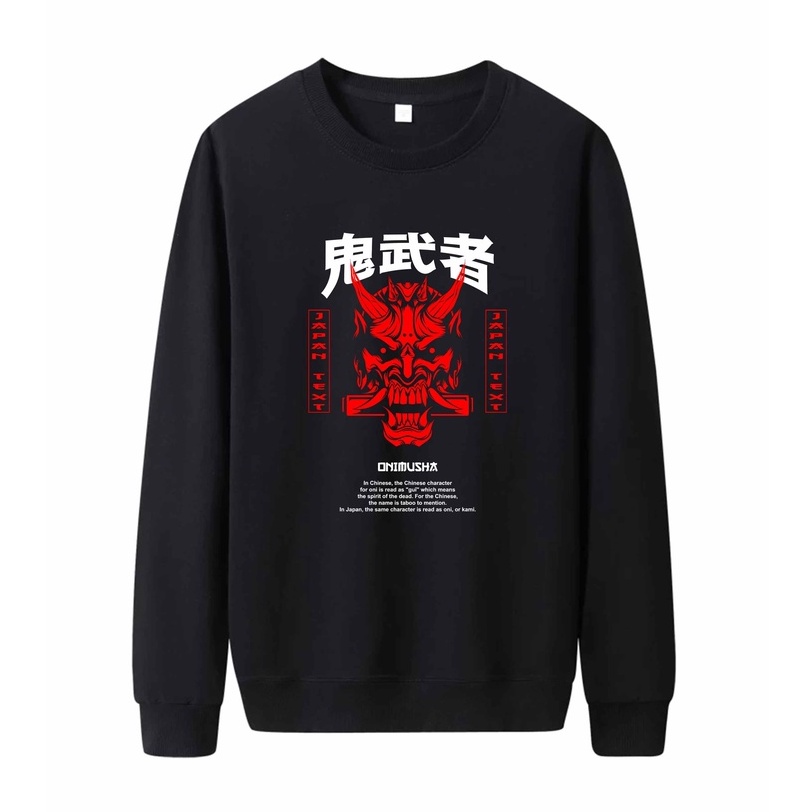 Sweater Pria Onimusha Crewneck Pria M - XXL