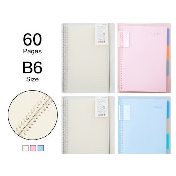 

Deli Loose Leaf Buku Notebook B5 60lbr - HB560 (Pcs)