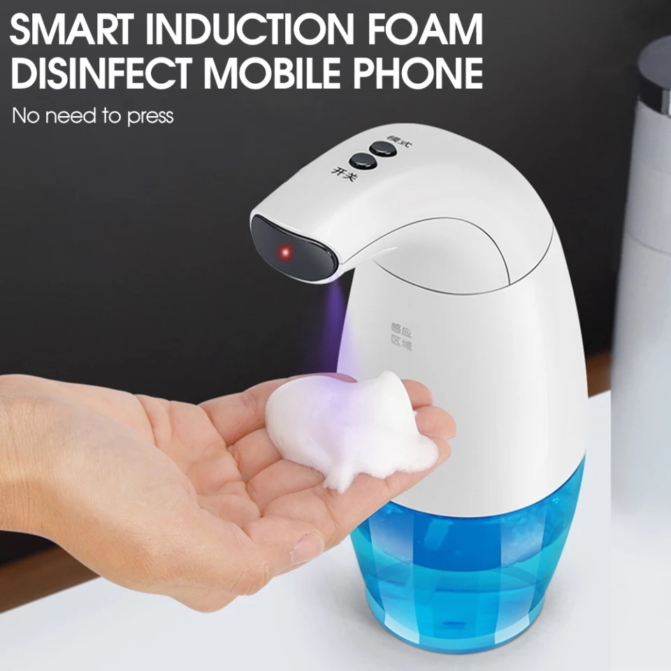 Dispenser Sabun Otomatis / Automatic Soap Dispenser Auto Foam Tempat Sabun Cair Sensor Auto Busa