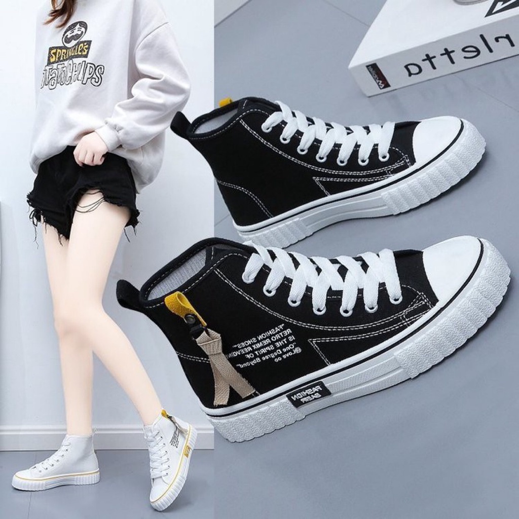 LM-0254 Sepatu Kanvas Wanita - Sneakers - Sepatu Wanita Casual - Sneaker Fashion Terbaru-Sepatu Canvas Wanita sytel Korea High Quality