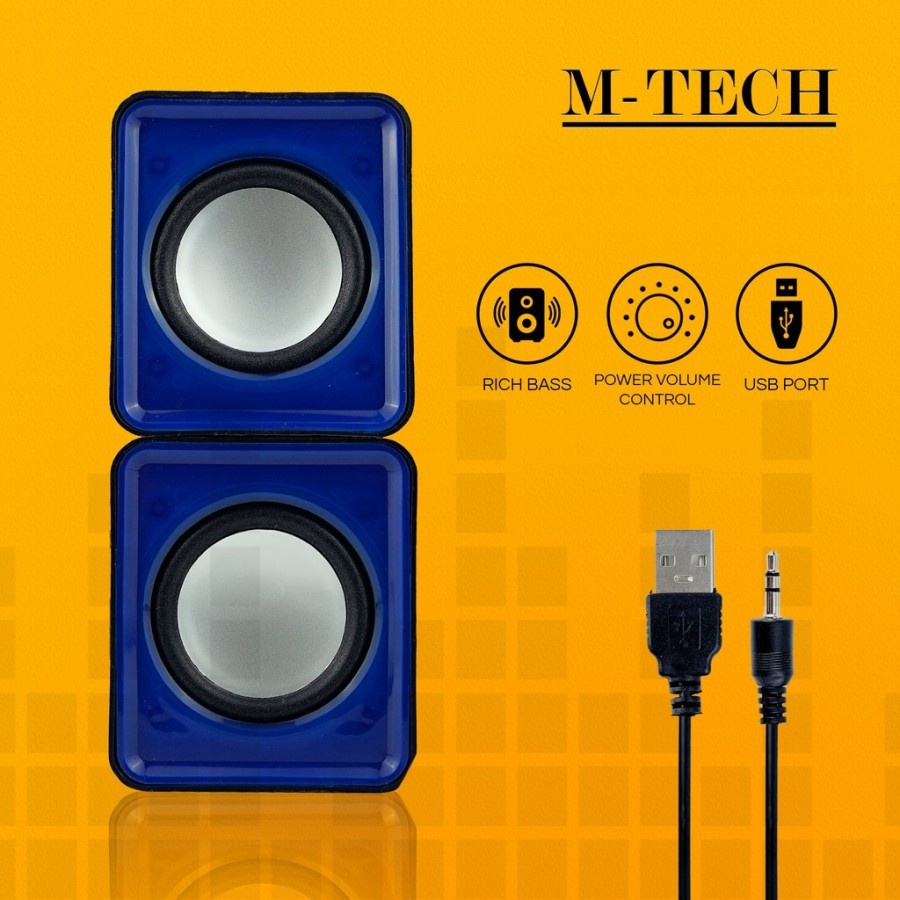Speaker M-Tech Original Multimedia PC Komputer Laptop MT-01