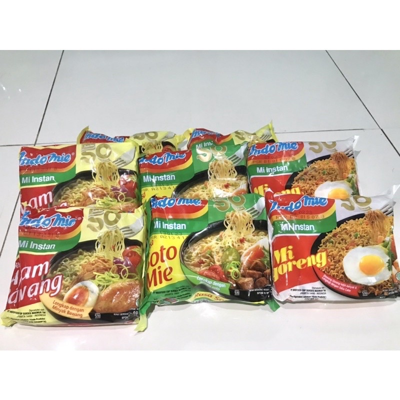 Jual Mie Indomie (goreng, Soto, Dan Ayam Bawang) | Shopee Indonesia