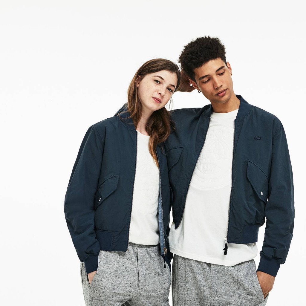 LACOSTE UNISEX LIVE REVERSIBLE BOMBER JACKET(biz.indo.store)