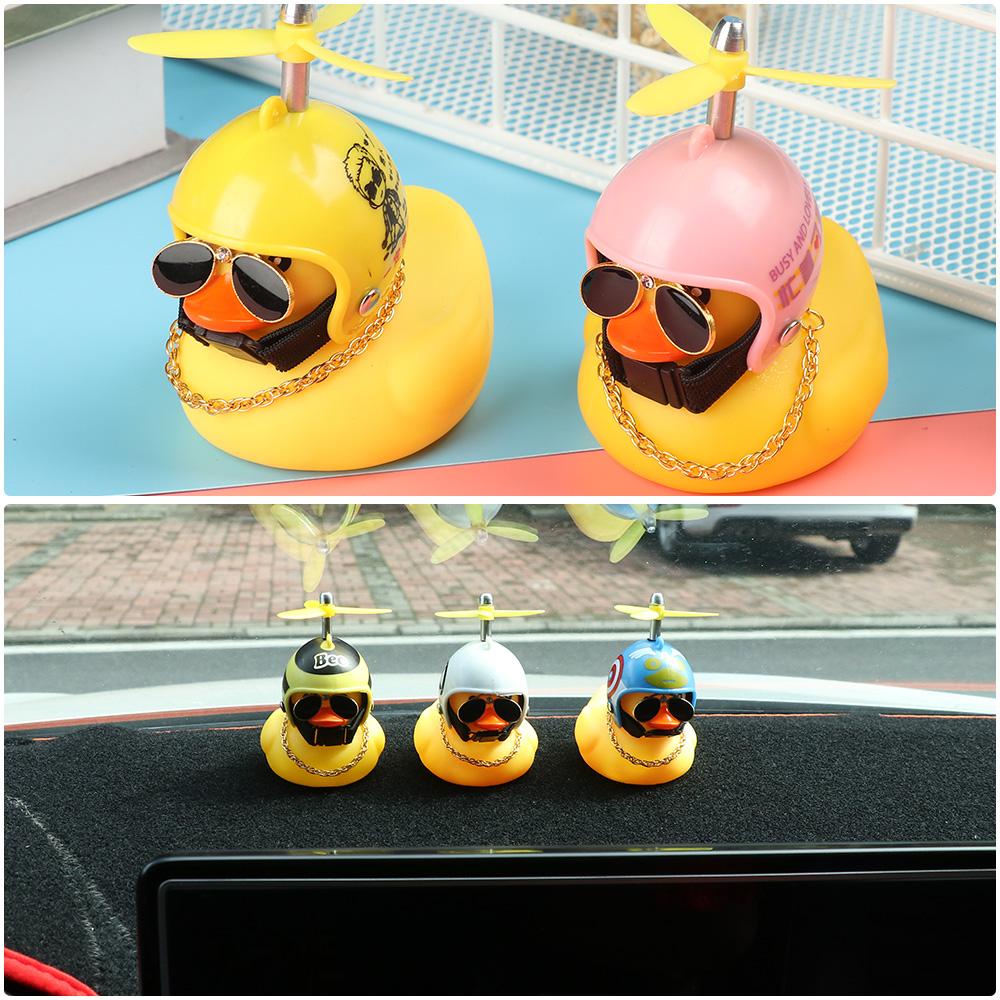 Populer Mainan Bebek Bayi Motor Decor Sekrup Baling Dekorasi Sepeda Bebek Vinyl Karet