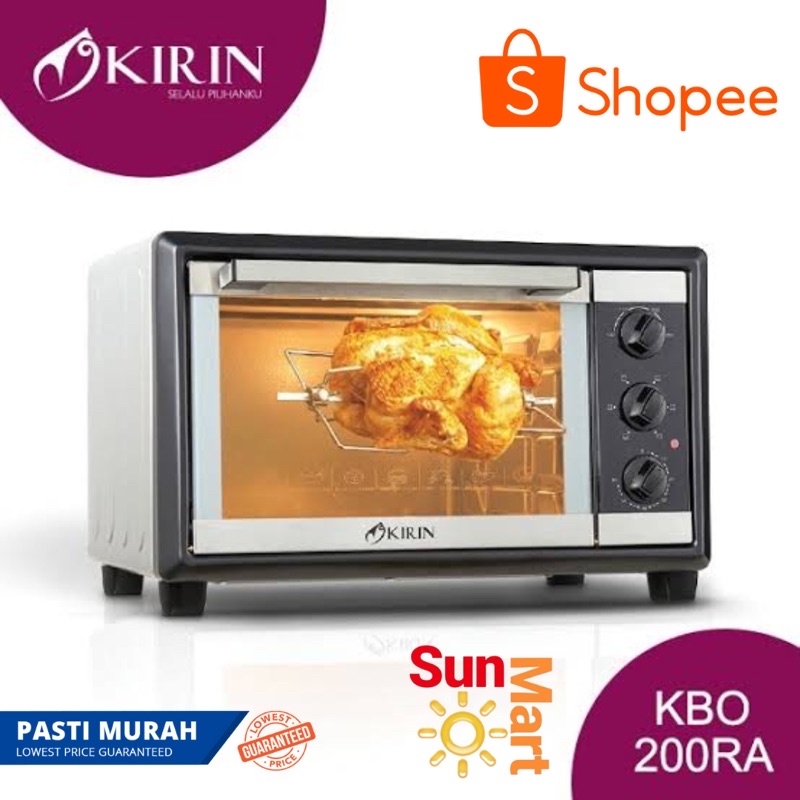 LIMITED STOCK!! KIRIN Oven KBO 200 RA Low Watt 20 Liter