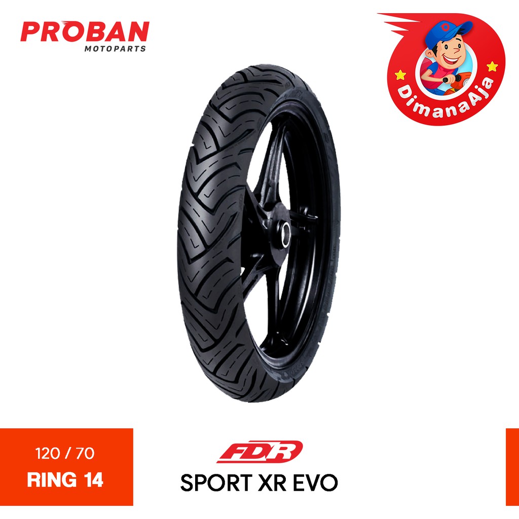 

FDR TL SPORT XR EVO 100/80-14 Proban Motoparts