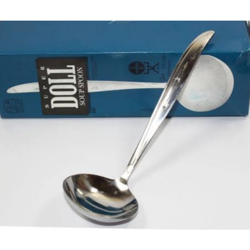 SENDOK SAYUR STAINLESS STEEL SUPER DOLL / IRUS SUPER DOLL / CENTONG SAYUR STAINLESS STEEL / SENDOK K