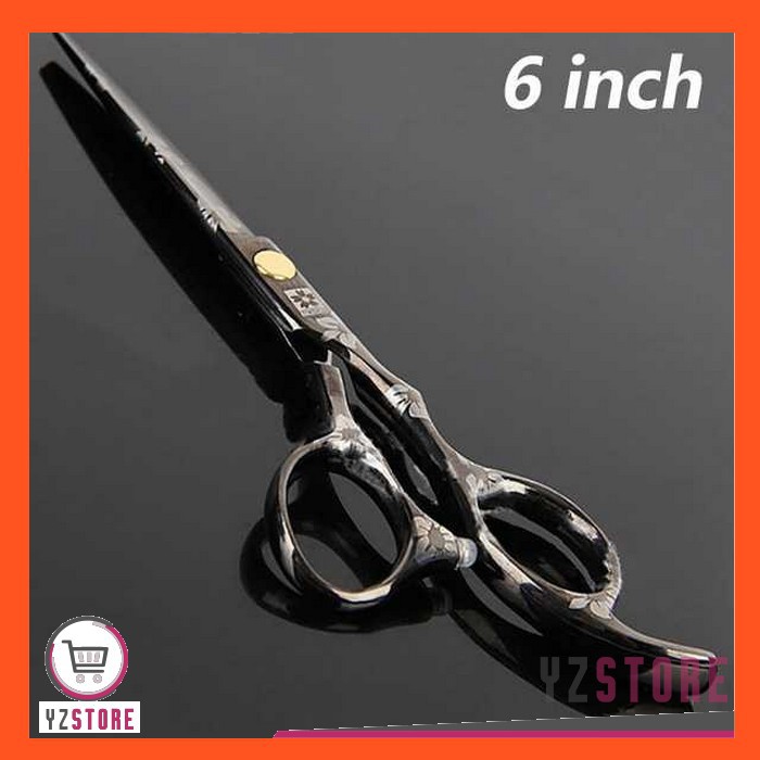 Gunting Flat Salon Rambut Model Sakura 6 Inch YZ67