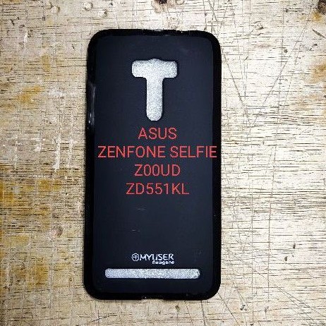 ASUS ZENFONE SELFIE / ZD551KL / Z00UD karet softcase silikon karet hitam mantul murah meriah