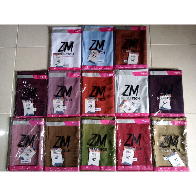 ZM Zaskia Mecca - Yara Hijab 15 Warna Kerudung Segi Empat Termurah