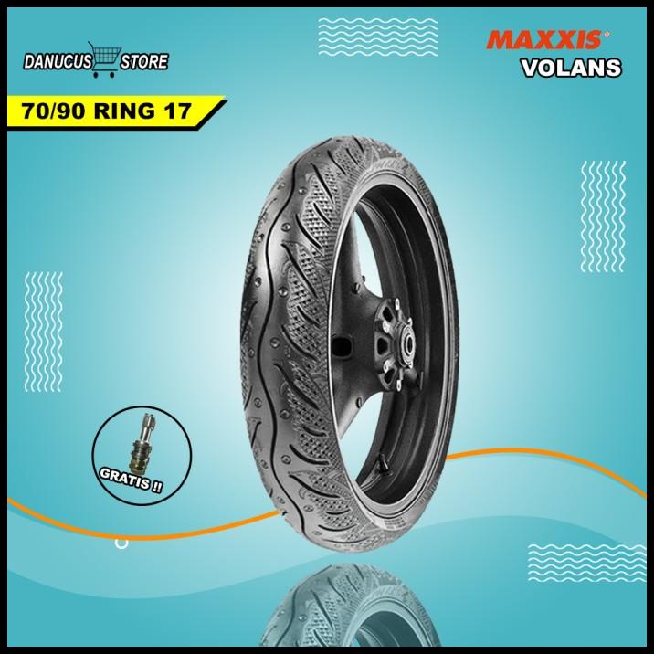 Ban Motor Bebek Ring 17 Maxxis Volans Motor Bebek 70/90 Ring 17 Tubles