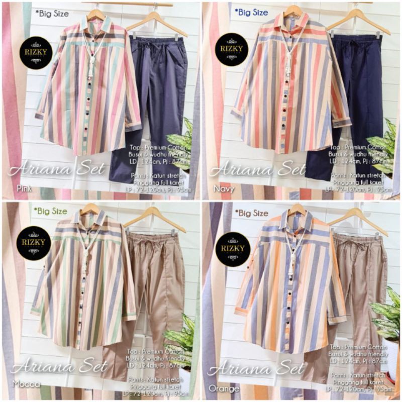 setelan tunik dan celana