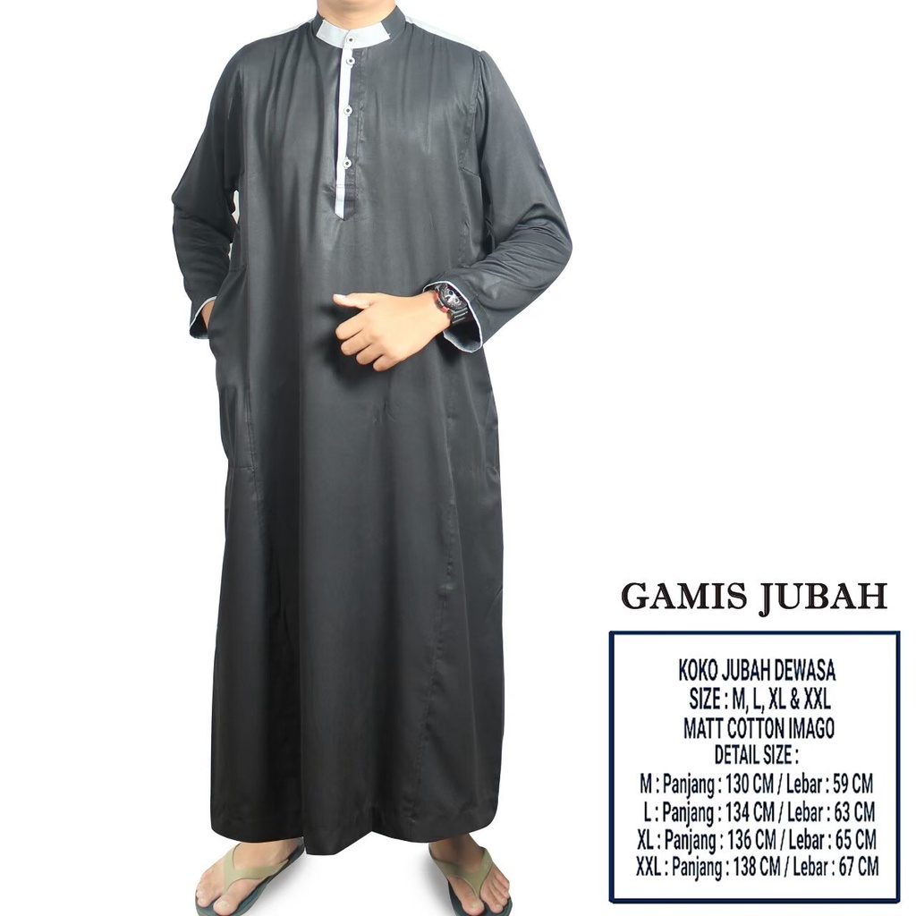 Baju Jubah Pria Gamis Pria Al Haramain Pakistan Lengan Panjang Lebaran Muslim Cowok Laki Laki Pria Dewasa Terbaru 2022