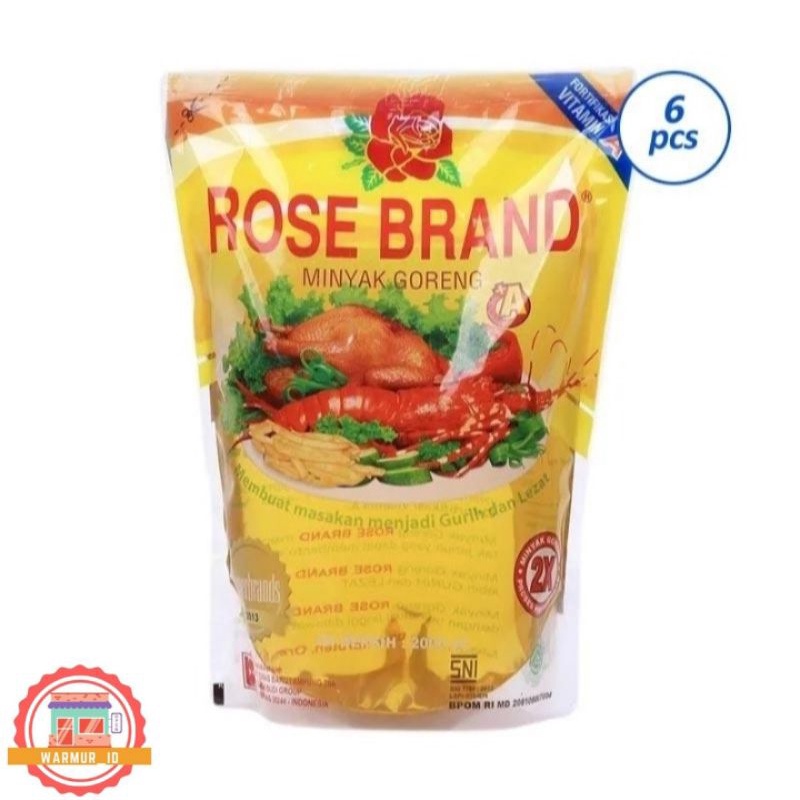 

Rose Brand Minyak Goreng 2 Liter isi 6 pcs