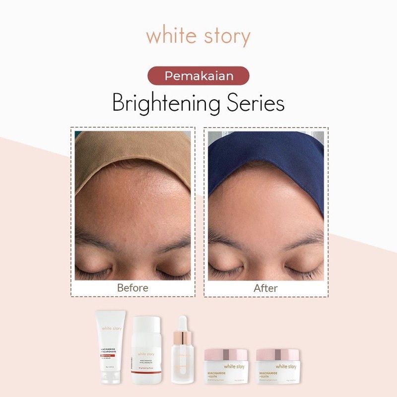 White Story Brightening Series Cream Day Night / Toner/ Facial Wash