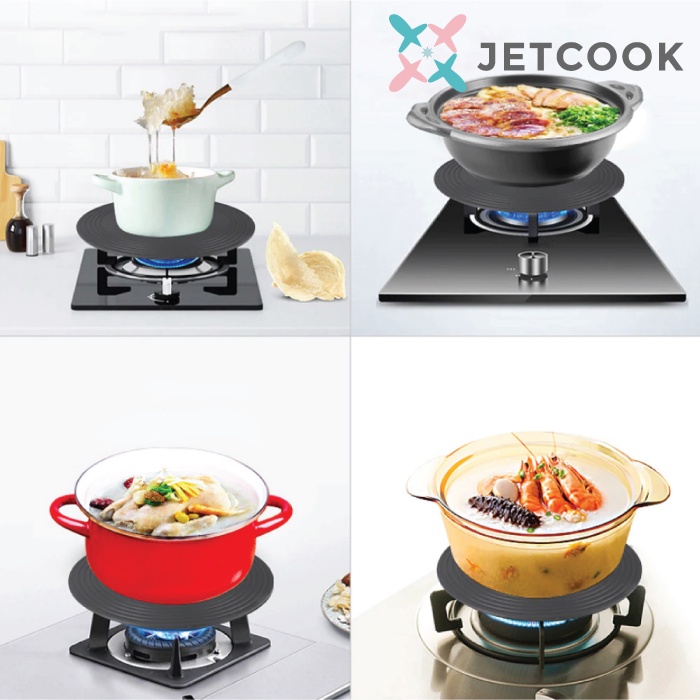 JetCook Plat Tatakan Alas Panci Anti Gosong Untuk Kompor Gas DEFROST TRAY Coating PFOA FREE FOOD GRADE