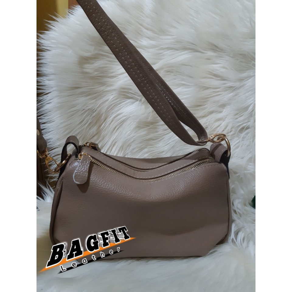(SIZE L) TAS KULIT SLEMPANG UNTUK WANITA KULIT SAPI ASLI GARUT